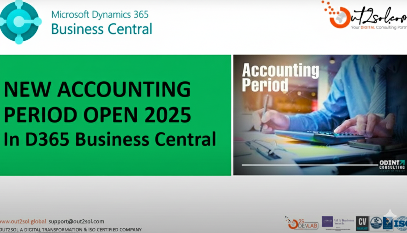 How to Open New Accounting Period in D365 Business Central