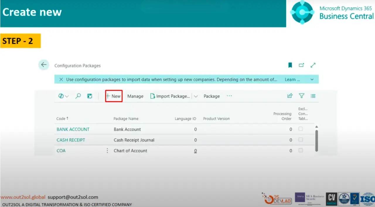 Create a New Package