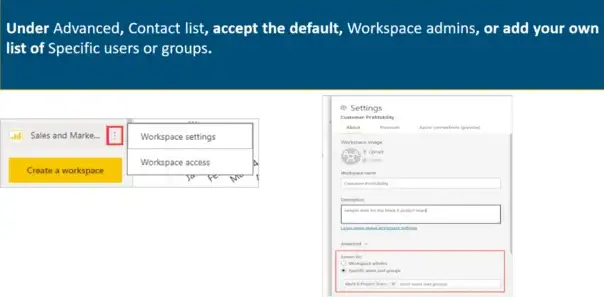 Configure Workspace Settings