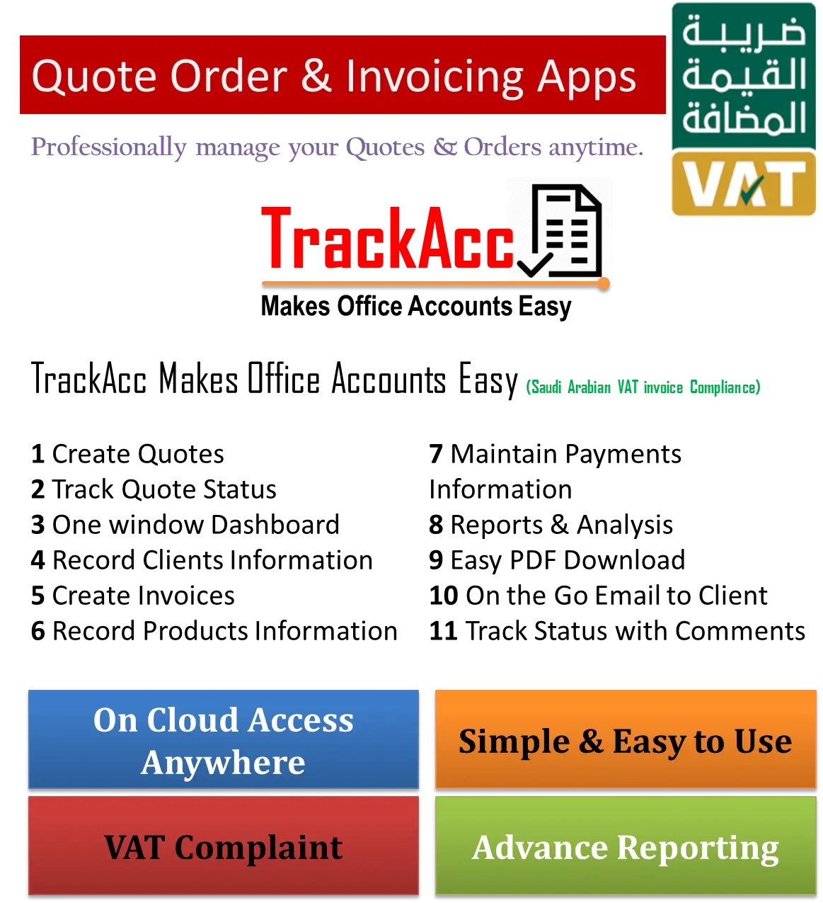 Track Acc ZATCA Software