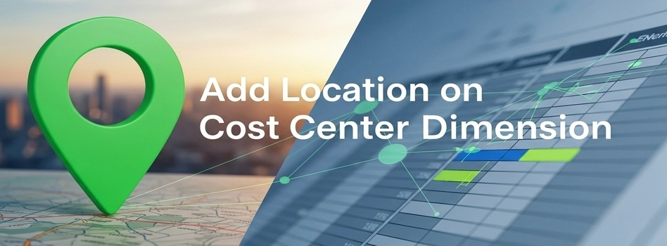 Add Location on Cost Centre Dimension