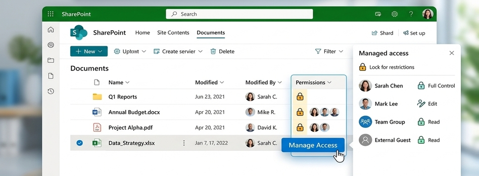 How to Manage SharePoint Document Library Permissions